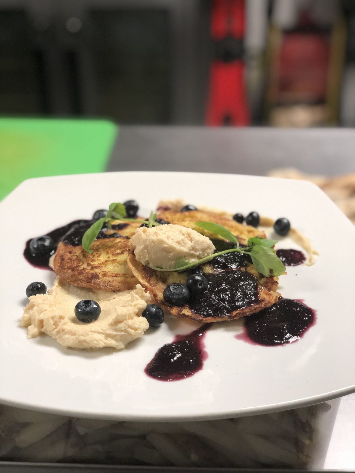Plated dish by Chef Tony Durso