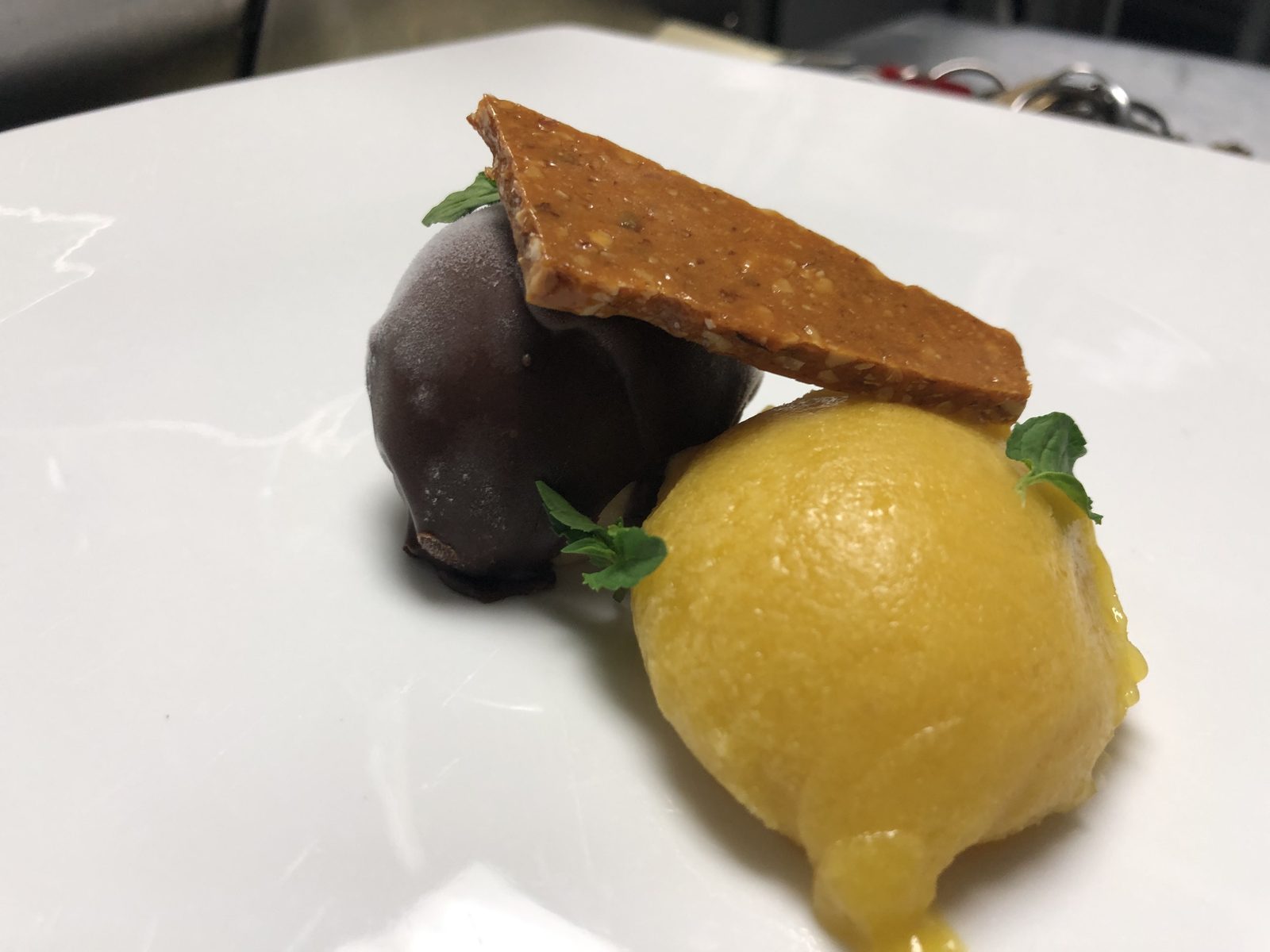 Plated dish by Chef Tony Durso
