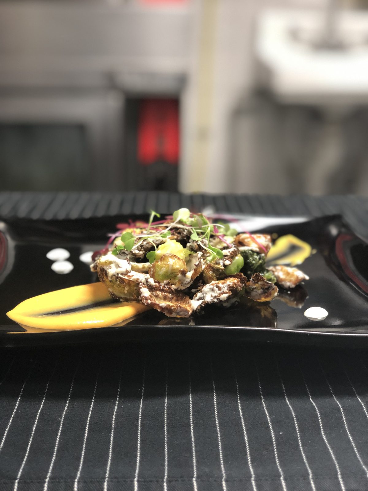 Plated dish by Chef Tony Durso